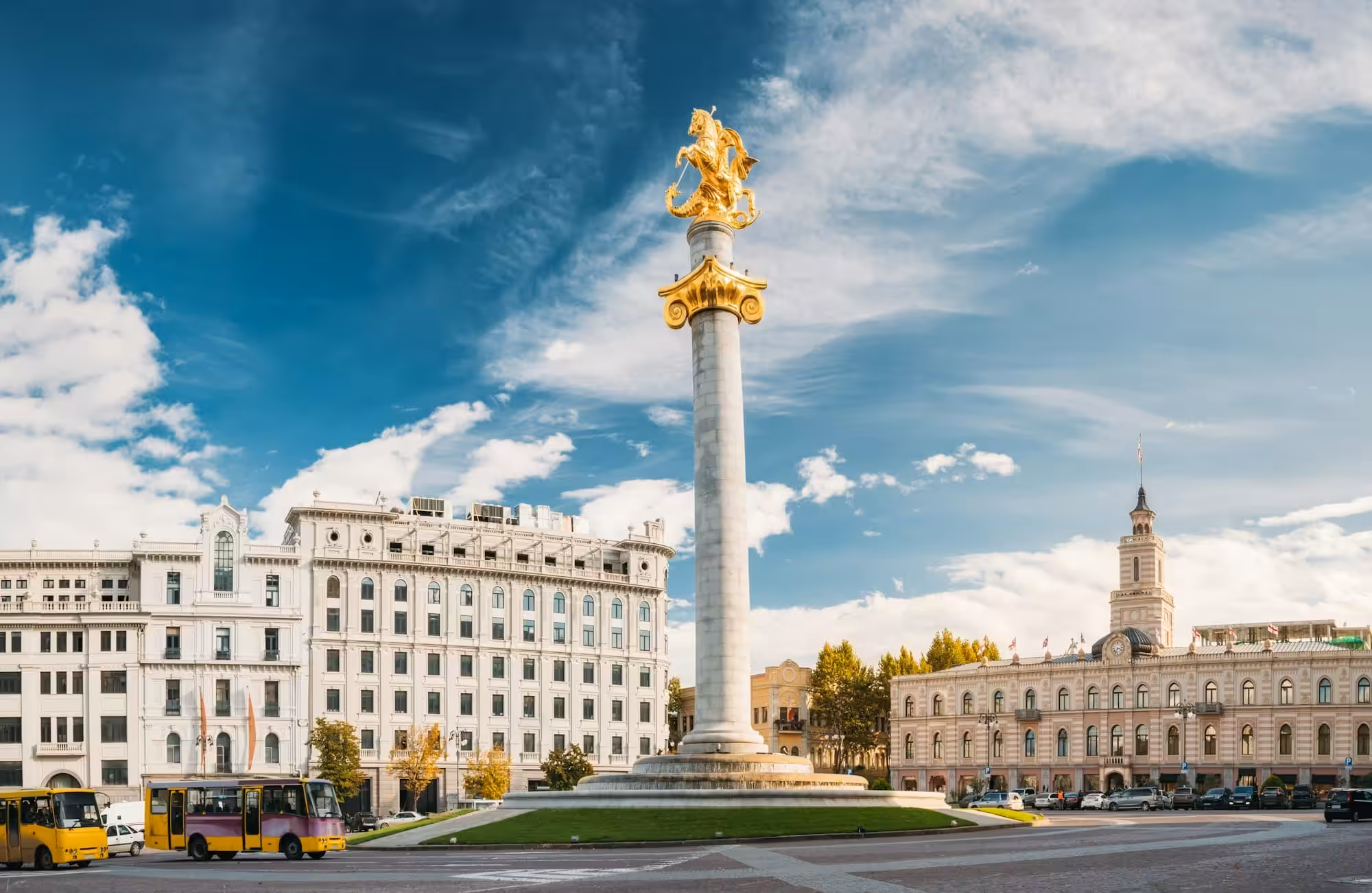 Liberty Monument, Freedom Square, Tbilisi