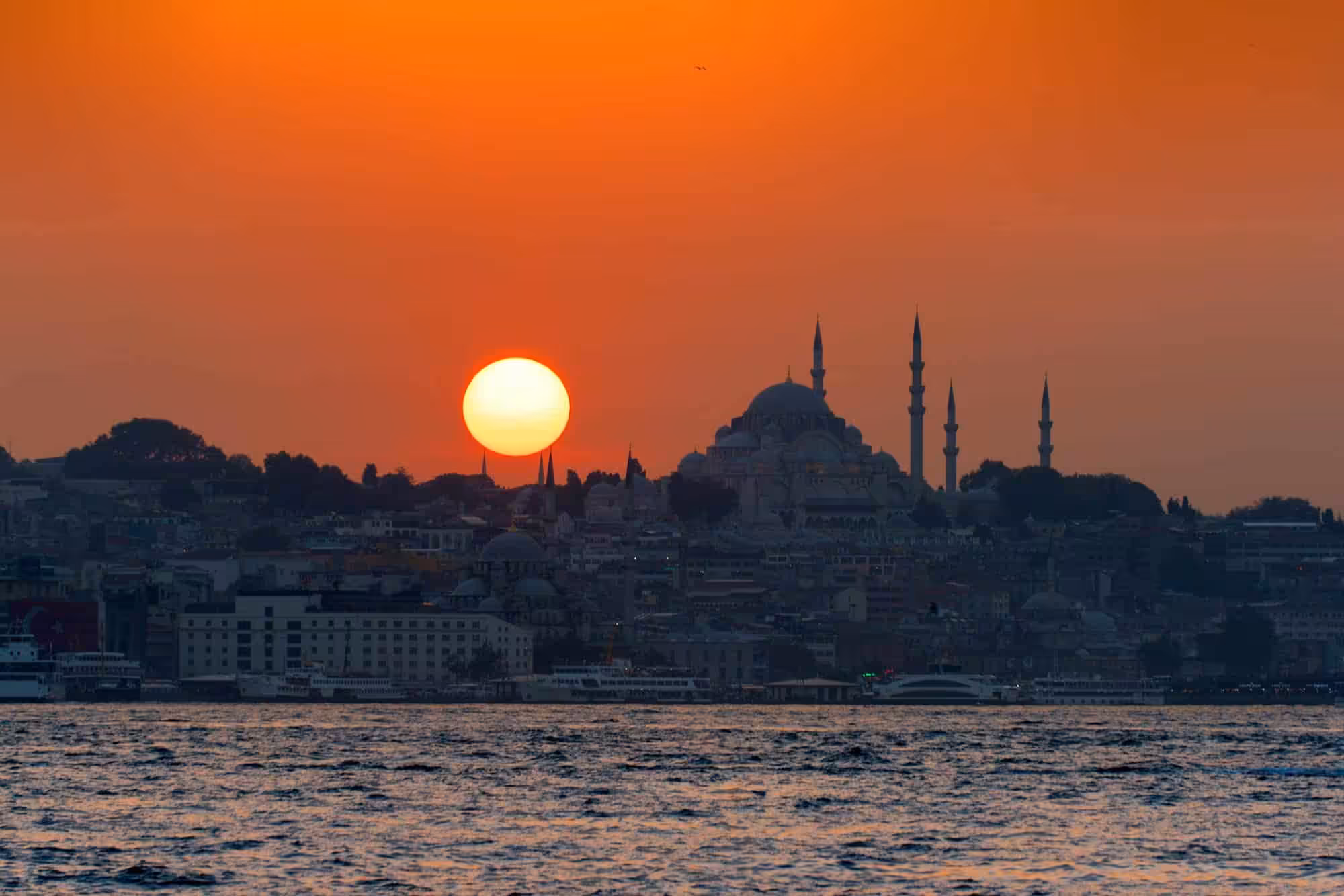 Sunset over Istanbul