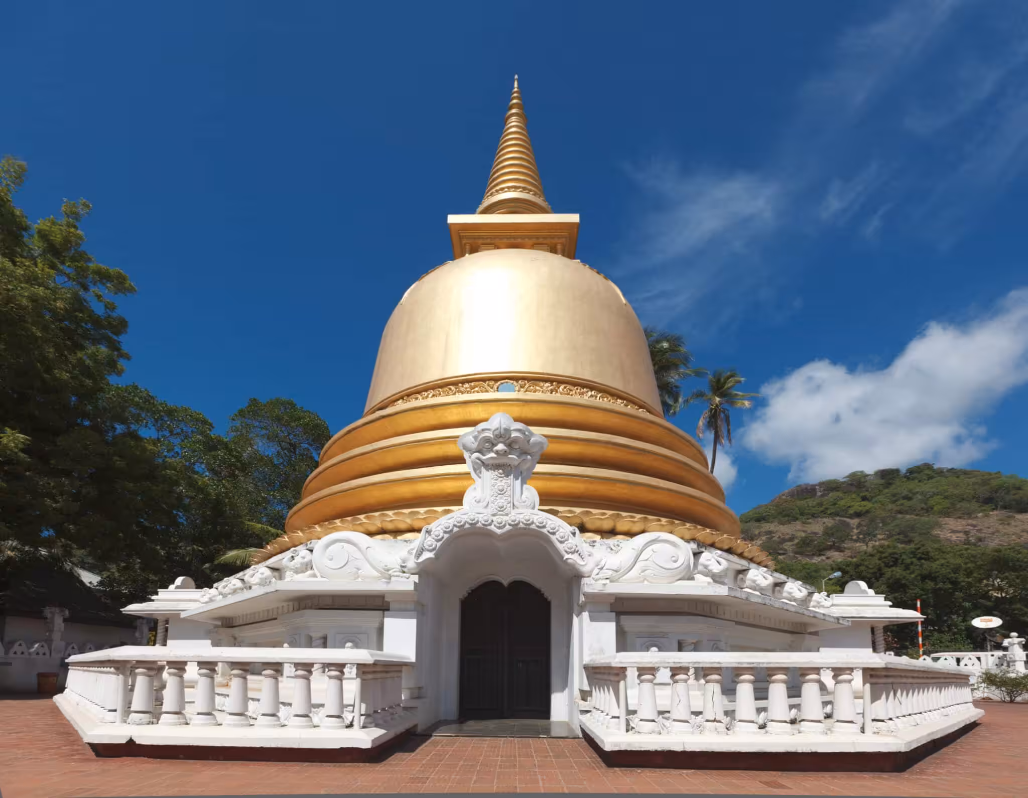 Golden Temple in Dambulla, Sri Lanka