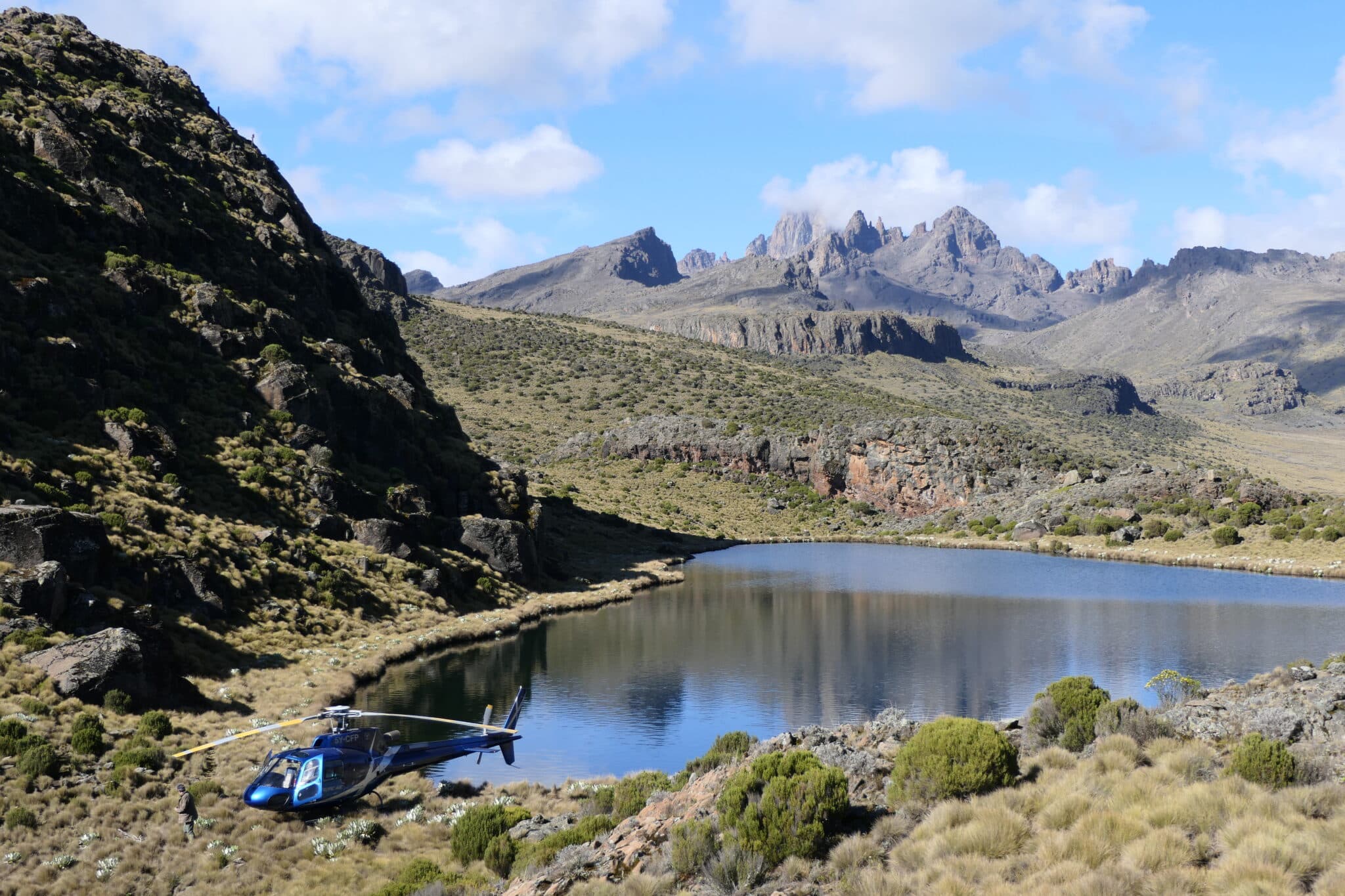 Mount Kenya Helicopter Experience Kenya